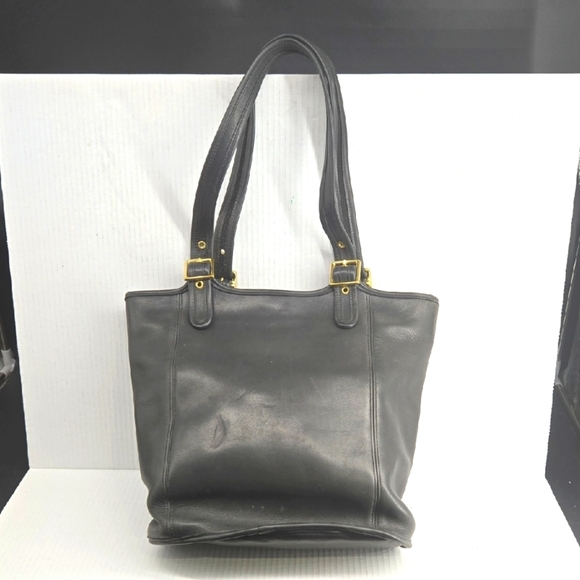 Vintage Coach Legacy 9090 Leather Black Tote - Picture 3 of 12